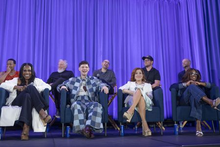 TYLER JAMES WILLIAMS, SHERYL LEE RALPH, RANDALL EINHORN (DIRECTOR), CHRIS PERFETTI, JUSTIN HALPERN (PRODUCER/SHOWRUNNER), LISA ANN WALTER, PATRICK SCHUMACKER (PRODUCER/SHOWRUNNER), BRIAN RUBENSTEIN (PRODUCER), JANELLE JAMES