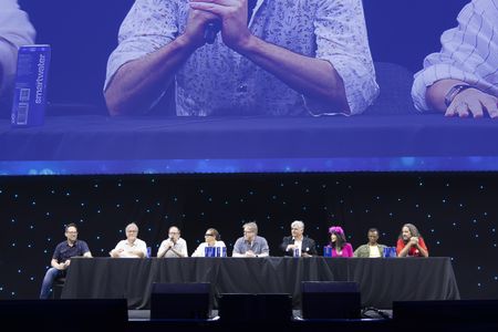 LEE SUPERCINSKI, MATT GROENING (CREATOR/WRITER OF "FUTURAMA"), DAVID X. COHEN (PRODUCER), CLAUDIA KATZ (PRODUCER), JOHN DIMAGGIO, MAURICE LAMARCHE, LAUREN TOM, PHIL LAMARR, DAVID HERMAN