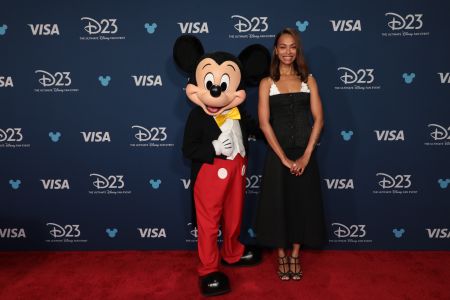 MICKEY MOUSE, ZOE SALDANA