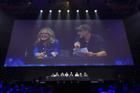 DAVID SILVERMAN (PRODUCER/DIRECTOR), MIKE PRICE (EXECUTIVE PRODUCER), BRIAN KELLEY (WRITER), AL JEAN (PRODUCER), MATT GROENING (CREATOR/EXECUTIVE PRODUCER OF "THE SIMPSONS"), NANCY CARTWRIGHT, MATT SELMAN (WRITER/PRODUCER)